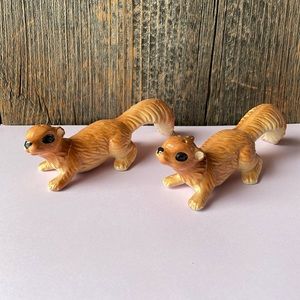 Squirrels Vintage Salt and Pepper Shaker Set